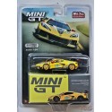 CHASE CAR Mini GT - 1:64 - Chevrolet Corvette C8.R Corvette Racing 2021 Le Mans 24 Hrs - Mijo Exclusives USA - MGT00383GR