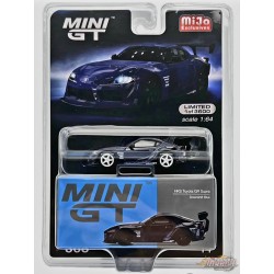 CHASE CAR Mini GT - 1:64 - HKS Toyota GR Supra (A90) Downshift Blue - Mijo Exclusives USA - MGT00368GR Passion DIecast