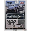 CHASE CAR Mini GT - 1:64 - Porsche 911 Turbo S GT Silver Metallic - Mijo Exclusives USA - MGT00354GR