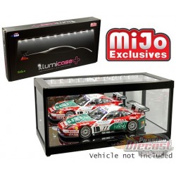 Acrylic case with  led light for 1/64-1/18 - MJ7710 7009  - Passion Diecast 