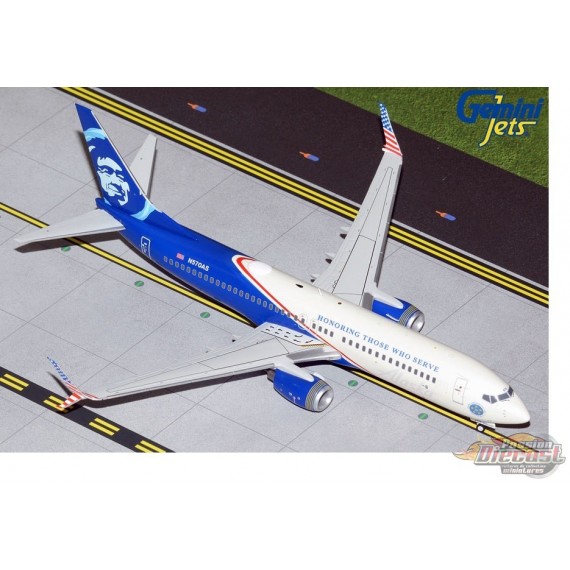 Boeing 737-800 Alaska "Honoring Those Who Serve" / N570AS / Gemini 1:200 G2ASA1138