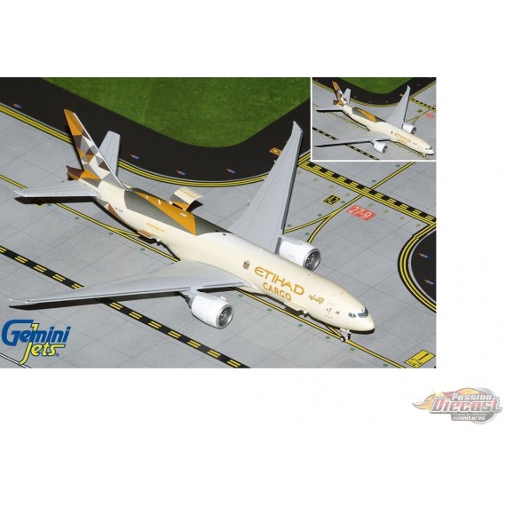 Boeing 777-200LRF / Etihad Cargo A6-DDE / Interactive / Gemini 1:400 GJETD2146