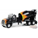 2019 Mack Granite Cement Mixer in Black with Flames - Super Duty Trucks Series 18 - Greenlight 1/64 - 45180 B