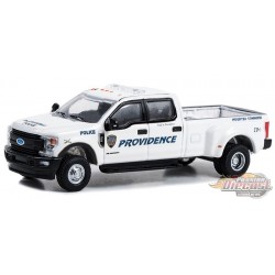 Providence Police Department Mounted Unit - 2018 Ford F-350 Dually - Dually Drivers Series 12 - 1/64 Greenlight - 46120 E