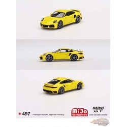 Porsche 911 Turbo S Racing Yellow - Mini GT - 1:64 - MGT00497 Passion Diecast