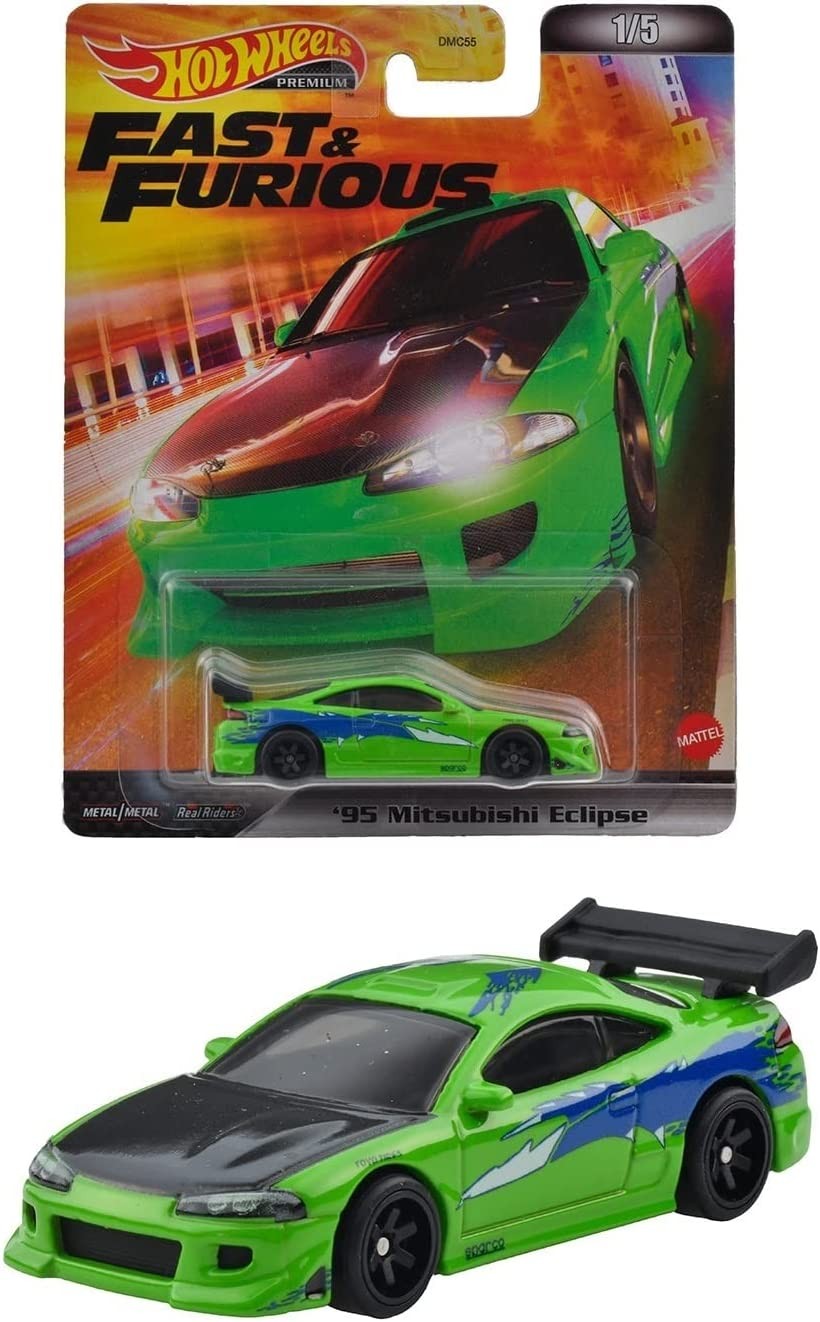 Hot Wheels Retro 2022 Fast & Furious 1995 Mitsubishi Eclipse - Hot Wheels  1:64 - HCP29 - Passion Diecast