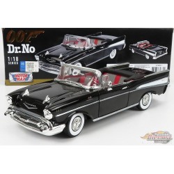 1957 Chevrolet Bel Air (Black) Dr. No - 007 James Bond Collection - Motormax 1/18 - 79831 - Passion Diecast 