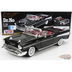 1957 Chevrolet Bel Air (Noir) Dr. No - 007 James Bond Collection - Motormax 1/18 - 79831 - Passion Diecast 