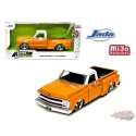 1969 Chevrolet C10 Stepside Pickup (Orange bicolore personnalisé/blanc) - Jada 1/24 - 34305