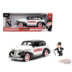 1939 Chevrolet Master Deluxe w Mr. Monopoly - Monopoly - Jada 1/24 - 33230