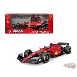 Ferrari Racing F1-75 2022 No.16 C. Leclerc - Formula Racing - Bburago 1/18 - 18-16811 CL - Passion Diecast 