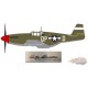 North American P-51B Mustang - USAAF 4th FG, 334th FS, Steve Pisanos, Mai 1944 - Édition Signature / Hobby Master 1:48 HA8515