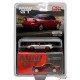 CHASE CAR Mini GT - 1:64 - Mazda Miata MX-5 Classic Rouge Phare relevé / Capote souple - Mijo Exclusives USA - MGT00361GR