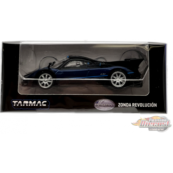 CHASE CAR Pagani Zonda Revolución Bleu Metallique - Tarmac Works - 1/64 - T64G-TL016-BLGR Passion Diecast