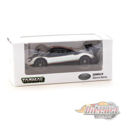 CHASE CAR Pagani Zonda R Bianco Benny - Tarmac Works - Global 64 - 1/64 - T64G-TL015-WHGR Passion Diecast