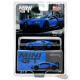 CHASE CAR Mini GT - Bugatti Chiron Pur Sport Bleu - Mijo Exclusives USA - MGT00379GR Passion Diecast