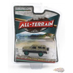 GreenMachine 1996 Ford Bronco (Lifted) - All-Terrain Series 14 - 1/64 Greenlight - 35250 CGR Passion Diecast 