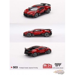 (Web Only) Bugatti Divo Rouge Métallisé  - Mini GT - 1:64 - MGT00503