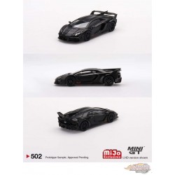 (Web Only) Lamborghini  LB-Silhouette WORKS Aventador GT EVO  Matte Black  - Mini GT - 1:64 - MGT00502