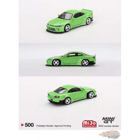 Nissan Silvia Pandem (S15) Vert - Mini GT - 1:64 - MGT00500 Passion Diecast