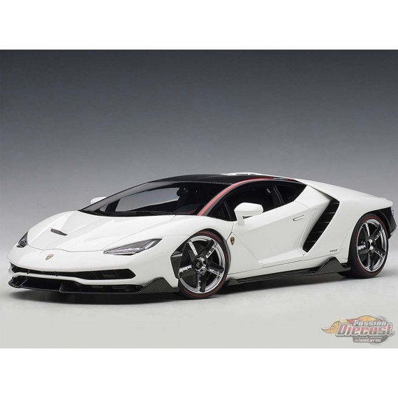 LAMBORGHINI CENTENARIO - BLANC SOLIDE AUTOART 1/18  79111 Passion Diecast 