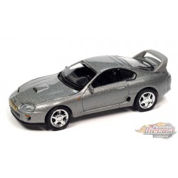 1997 Toyota Supra en Quicksilver - Version européenne - Auto World - 1/64 - AWSP125 B Passion Diecast