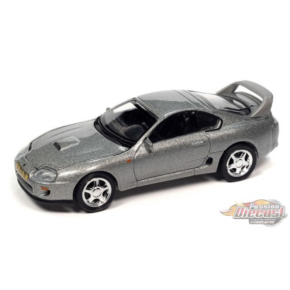 1997 Toyota Supra in Quicksilver - Euro Version - Auto World - 1/64 - AWSP125 B Passion Diecast