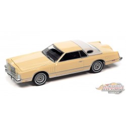 1979 Lincoln Continental Mark V in Cream with Half Cream Roof - Auto World  - 1/64 - AWSP127 A Passion Diecast