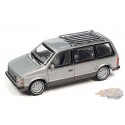 1985 Plymouth Voyager in  Silver Metallic with Charcoal Lower Sides - Auto World - 1/64 - AWSP129 A