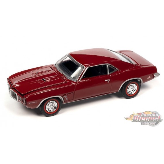 1969 Pontiac Firebird in Matador Red- Auto World - 1/64 - AWSP133 B Passion  Diecast