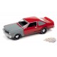 1976 Plymouth Road Runner Bright Red and Primer Gray - Project in Progress - Johnny Lightning 1/64 - JLSP233 B Passion Diecast