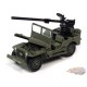 Willys Jeep MB 1973 Godzilla vs Megalon in Olive Drab - Johnny Lightning 1/64 - JLSP314 Passion Diecast