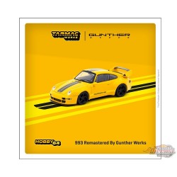 Porsche 993 Remastered By Gunther Werks (Yellow) - Tarmac - 1/64 - T64-TL054-YL Passion Diecast