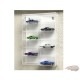 Display Case murale en plastique 1:64 pour 12 voitures Version arrière blanche avec couvercle - Mijo Exclusive 1/64 - MJ08012WH