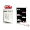 Display Case murale en plastique 1:64 pour 12 voitures Version arrière noir avec couvercle - Mijo Exclusive 1/64 - MJ08012BK