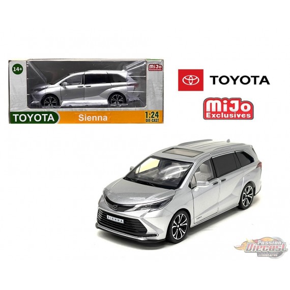 Toyota Sienna Mini Van - Argent - USA Exclusive - Mijo Exclusive 1/24 - H08111SIL Passion Diecast