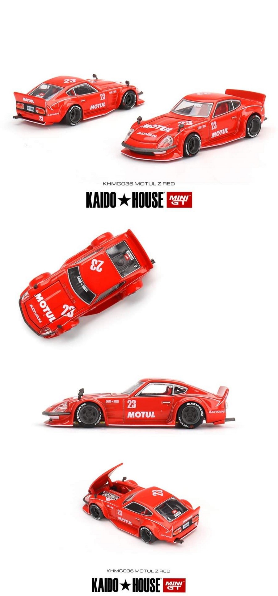 Kaido House - Datsun KAIDO Fairlady Z MOTUL Z V2 - Mini GT