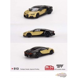 (Web Only)  Bugatti Chiron Super Sport Gold - Mini GT - 1:64 - MGT00513