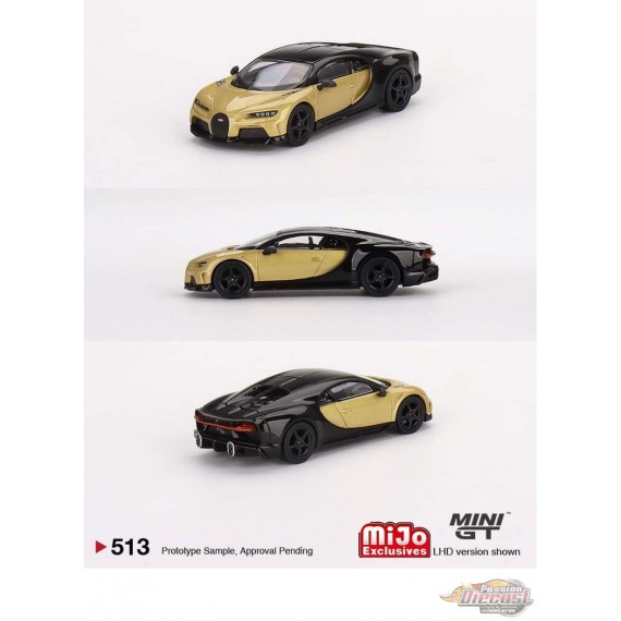 Bugatti Chiron Super Sport Gold - Mini GT - 1:64 - MGT00513 Passion Diecast