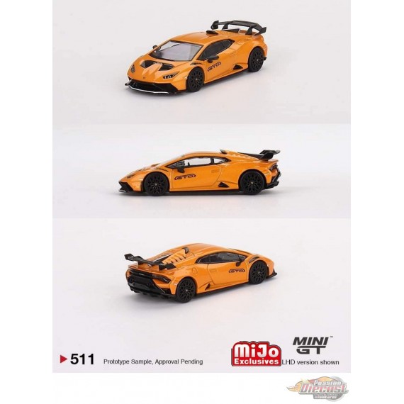 Lamborghini Huracán STO Arancio Borealis - Mini GT - 1:64 - MGT00511 Passion Diecast