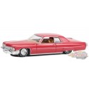 1973 Cadillac Coupe deVille in Custom Maroon - California Lowriders Series 3 -1/64 Greenlight - 63040 E