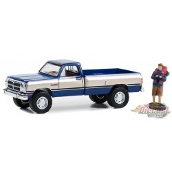 1993 Dodge Ram Power Ram 250 Pickup avec Backpacker - The Hobby Shop Series 15 - 1/64 Greenlight - 97150 D