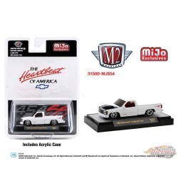 1993 Chevrolet C1500 SS454 Custom White with Bed Cover - M2 Machine - 1:64 - 31500-MJS54 Passion Diecast