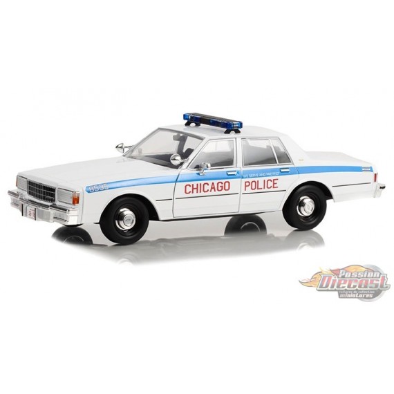 City of Chicago Police Department - 1989 Chevrolet Caprice - 1/18  Greenlight - 19128 - Passion Diecast