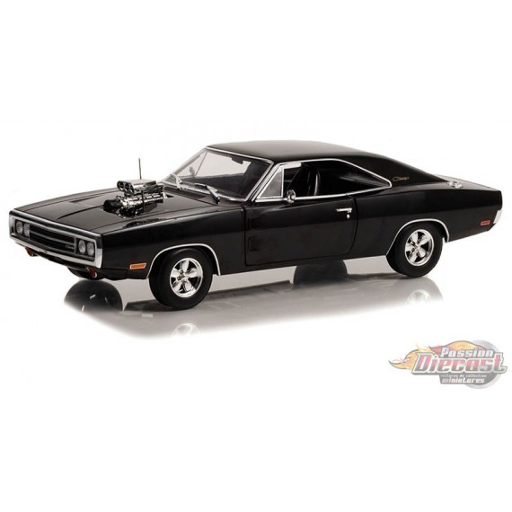 1970 Dodge Charger with Blown Engine in Black - 1/18 Greenlight - 19122  Passion Diecast