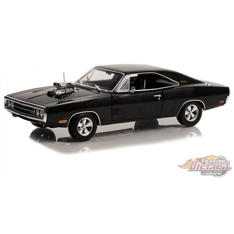 1970 Dodge Charger with Blown Engine in Black - 1/18 Greenlight - 19122  Passion Diecast