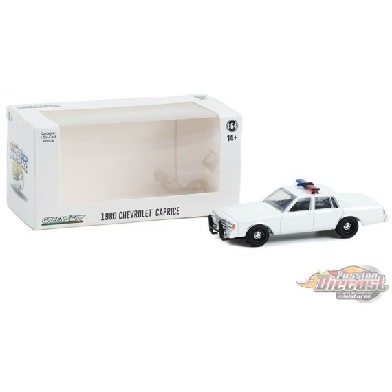 Police - 1980-90 Chevrolet Caprice avec lumiere et barre de poussoire - Hobby Exclusive - 1/64 Greenlight - 43005 B