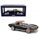 Chevrolet Corvette Sting Ray Cabriolet 1963 - Black - Norev - 1-18 - 189055