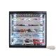 Showcase 1:64 Wall Mount 5 Tiers USB Powered LED Black with Mirror Back - MiJo Exclusives - 1/64 - MJ8850MBK