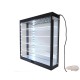 Showcase 1:64 Wall Mount 5 Tiers Alimenté par USB LED Noir avec Miroir Arrière - Mijo Exclusive 1/64 - MJ8850MBK